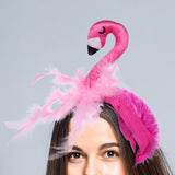 Maxbell Flamingo Headband hoops Decor for Costume Accessory Carnival Halloween