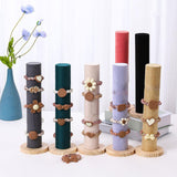 Maxbell Bracelet Display Stand Organizing Rack Upright for Necklace Craft Shows Desk Black