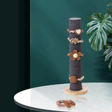 Maxbell Bracelet Display Stand Organizing Rack Upright for Necklace Craft Shows Desk Gray