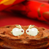 Maxbell Fashion Jewelry Animal Bracelet Bunny Earrings for Women Daughter Earring