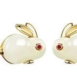 Maxbell Fashion Jewelry Animal Bracelet Bunny Earrings for Women Daughter Earring