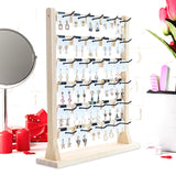Maxbell Earrings Display Stand Hanging Organizer with Hooks Decoration for Closet A 6-tier