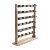 Maxbell Earrings Display Stand Hanging Organizer with Hooks Decoration for Closet B 6-tier