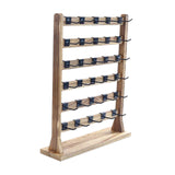 Maxbell Earrings Display Stand Hanging Organizer with Hooks Decoration for Closet B 6-tier