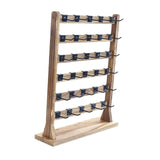 Maxbell Earrings Display Stand Hanging Organizer with Hooks Decoration for Closet B 6-tier