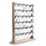 Maxbell Earrings Display Stand Hanging Organizer with Hooks Decoration for Closet B 6-tier