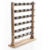 Maxbell Earrings Display Stand Hanging Organizer with Hooks Decoration for Closet B 6-tier