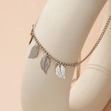 Maxbell Lady Shoulder Chain Multilayer Upper Arm Pendant for Festival prom Argent