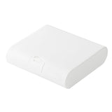 Maxbell Mini Jewelry Storage Box with Hinged Lid Dustproof Compact for Necklaces White