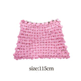 Maxbell Fashion Sequins Skirt Hollow Out Skirts for Carnival Masquerade Festival