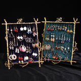 Maxbell Earrings Jewelry Display Stand Jewellery Organizer Multi Use for Decor M 24.5x18.5cm