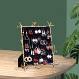 Maxbell Earrings Jewelry Display Stand Jewellery Organizer Multi Use for Decor M 24.5x18.5cm