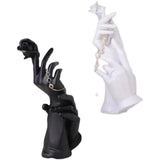 Maxbell Hand Model Jewelry Display Stand Arts Crafts for Showroom Shops Shows Black