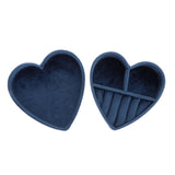 Maxbell Ring Box Heart Shaped Multifunction for Women Rings Earrings Necklaces F