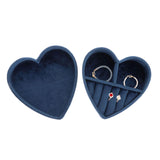 Maxbell Ring Box Heart Shaped Multifunction for Women Rings Earrings Necklaces F