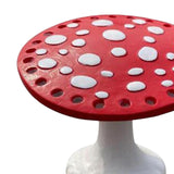Maxbell Mushroom Earring Holder Organizer Desktop Ornament for Women Girls Red