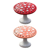 Maxbell Mushroom Earring Holder Organizer Desktop Ornament for Women Girls Red