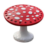Maxbell Mushroom Earring Holder Organizer Desktop Ornament for Women Girls Red