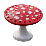 Maxbell Mushroom Earring Holder Organizer Desktop Ornament for Women Girls Red
