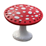 Maxbell Mushroom Earring Holder Organizer Desktop Ornament for Women Girls Red