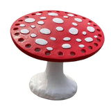 Maxbell Mushroom Earring Holder Organizer Desktop Ornament for Women Girls Red