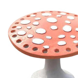 Maxbell Mushroom Earring Holder Organizer Desktop Ornament for Women Girls Pink