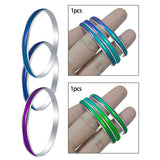 Maxbell Mood Bracelet Bangle Thermochromic Bracelet Color Changing for Wedding Women 65mm