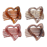 Maxbell Elegant Hair Clips Casual Headdress fashion for Work Engagement Party Dark Coffee