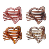 Maxbell Elegant Hair Clips Casual Headdress fashion for Work Engagement Party Dark Coffee