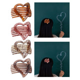 Maxbell Elegant Hair Clips Casual Headdress fashion for Work Engagement Party Dark Coffee