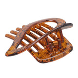 Maxbell Elegant Hair Clips Casual Headdress fashion for Work Engagement Party Dark Coffee