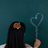 Maxbell Elegant Hair Clips Casual Headdress fashion for Work Engagement Party Dark Coffee