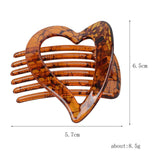Maxbell Elegant Hair Clips Casual Headdress fashion for Work Engagement Party Dark Coffee