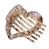 Maxbell Elegant Hair Clips Casual Headdress fashion for Work Engagement Party Light Coffee