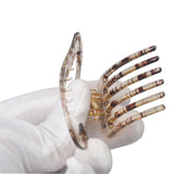 Maxbell Elegant Hair Clips Casual Headdress fashion for Work Engagement Party Light Coffee