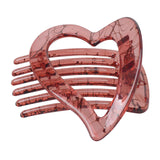 Maxbell Elegant Hair Clips Casual Headdress fashion for Work Engagement Party Light Red