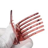 Maxbell Elegant Hair Clips Casual Headdress fashion for Work Engagement Party Light Red