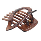 Maxbell Elegant Hair Clips Casual Headdress fashion for Work Engagement Party Brown