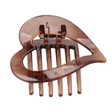 Maxbell Elegant Hair Clips Casual Headdress fashion for Work Engagement Party Brown