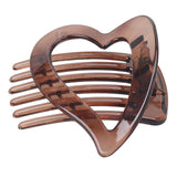 Maxbell Elegant Hair Clips Casual Headdress fashion for Work Engagement Party Brown