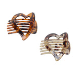 Maxbell Hair Clip Charming Updo Hairgrip Casual for Daily Wear Curly Thick Long Hair Dark Coffee
