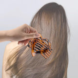 Maxbell Hair Clip Charming Updo Hairgrip Casual for Daily Wear Curly Thick Long Hair Dark Coffee