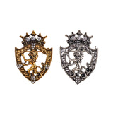 Maxbell Brooches Badge Lapel Fashion Animal Retro Jewelry Pin for Shawl Male Men Aureate