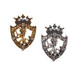 Maxbell Brooches Badge Lapel Fashion Animal Retro Jewelry Pin for Shawl Male Men Aureate