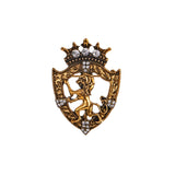 Maxbell Brooches Badge Lapel Fashion Animal Retro Jewelry Pin for Shawl Male Men Aureate