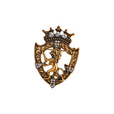 Maxbell Brooches Badge Lapel Fashion Animal Retro Jewelry Pin for Shawl Male Men Aureate