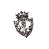 Maxbell Brooches Badge Lapel Fashion Animal Retro Jewelry Pin for Shawl Male Men Argent