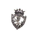 Maxbell Brooches Badge Lapel Fashion Animal Retro Jewelry Pin for Shawl Male Men Argent