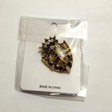 Maxbell Brooches Badge Lapel Fashion Animal Retro Jewelry Pin for Shawl Male Men Argent