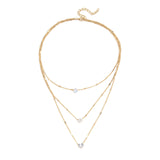 Maxbell Multilayer Pendant Layering Chain Decorate for Anniversary Party Girls Aureate